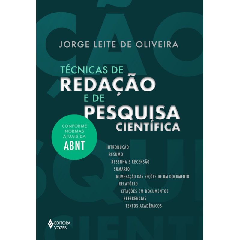 TÉCNICAS DE REDAÇÃO E DE PESQUISA CIENTÍFICA