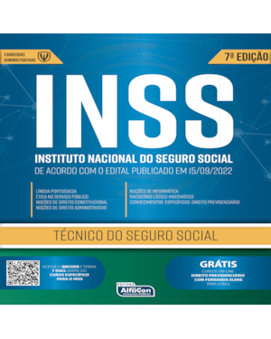 TÉCNICO DO SEGURO SOCIAL INSS: EDITAL 2022