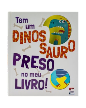 TEM UM DINOSSAURO PRESO NO MEU LIVRO!