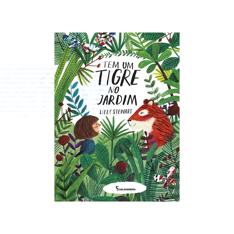Tem um tigre no jardim