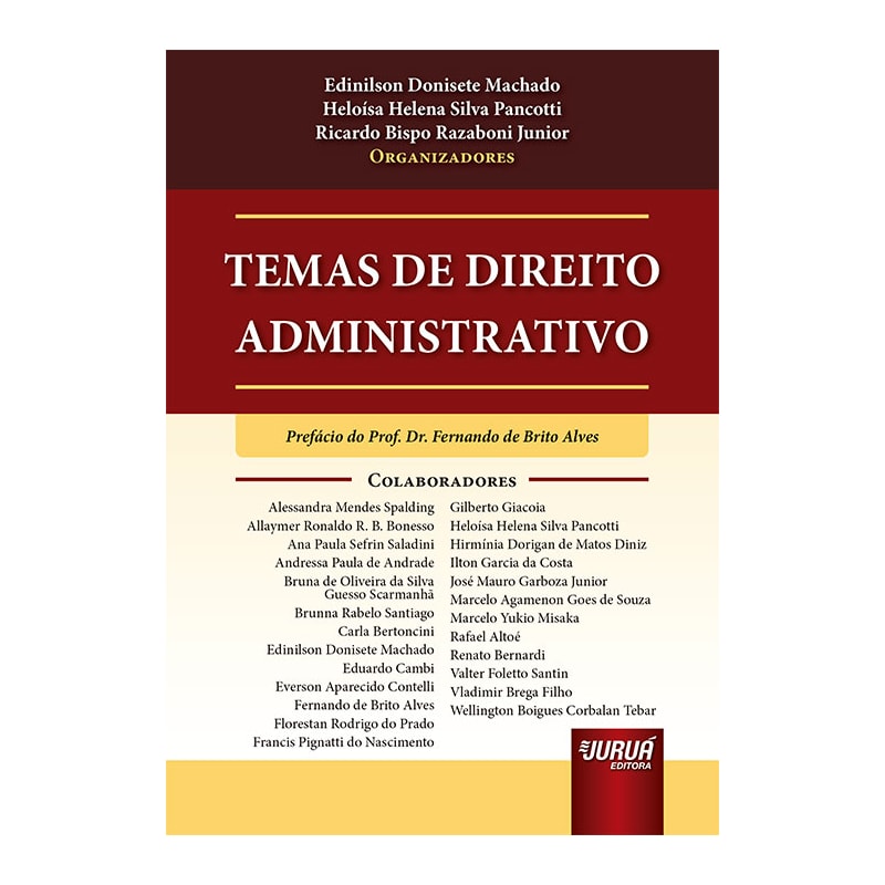 TEMAS DE DIREITO ADMINISTRATIVO