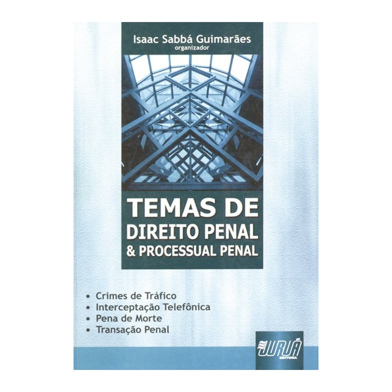 TEMAS DE DIREITO PENAL E PROCESSUAL PENAL - CRIME DE TRÁFICO, INTERCEPTAÇÃO TELEFÔNICA, PENA DE MORTE, TRANSAÇÃO PENAL
