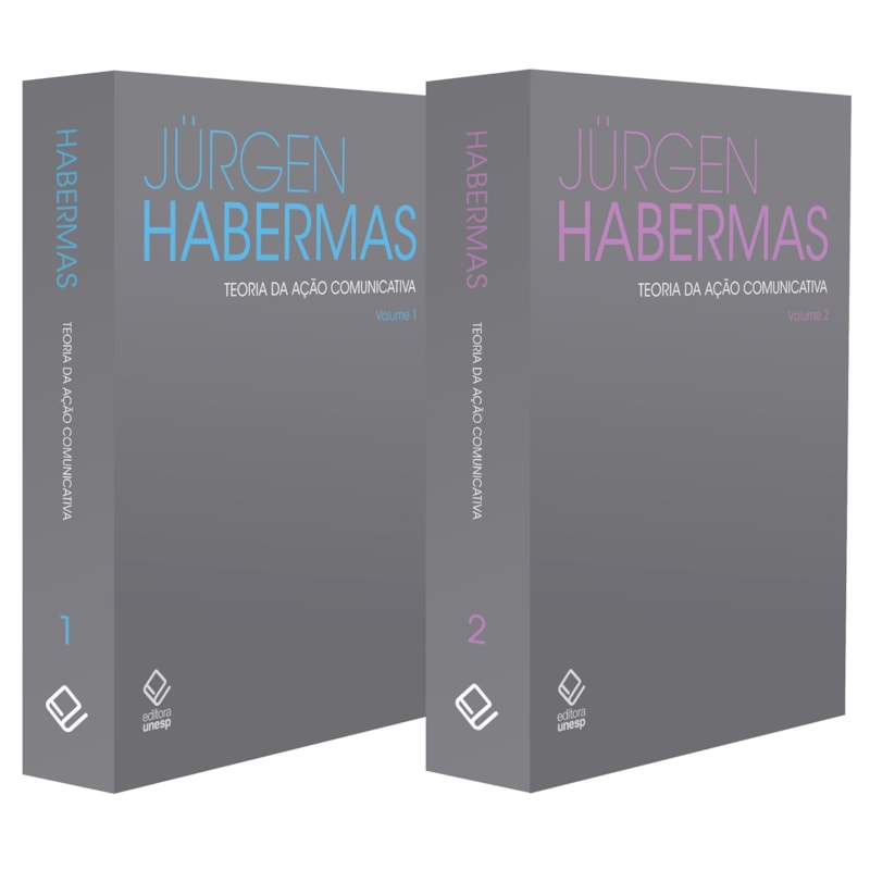 TEORIA DA AÇÃO COMUNICATIVA - 2 VOLUMES: RACIONALIDADE DA AÇÃO E RACIONALIZAÇÃO SOCIAL | PARA A CRÍTICA DA RAZÃO FUNCIONALISTA