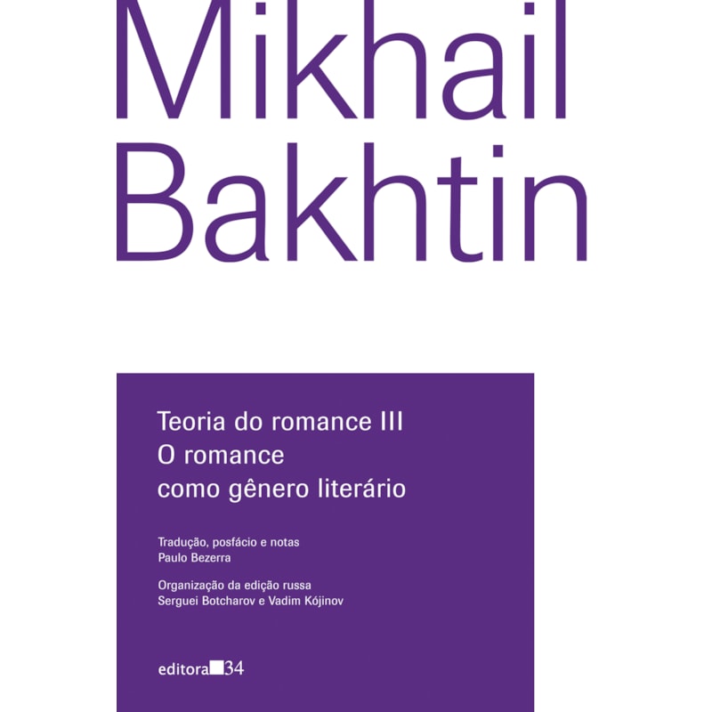 Teoria do romance III: O romance como gênero literário