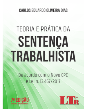 TEORIA E PRÁTICA DA SENTENÇA TRABALHISTA