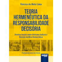 TEORIA HERMENÊUTICA DA RESPONSABILIDADE DECISÓRIA - DIREITOS SOCIAIS ENTRE ATIVISMO JUDICIAL E DECISÃO JURÍDICA DEMOCRÁTICA - PREFÁCIO DE LENIO LUIZ STRECK