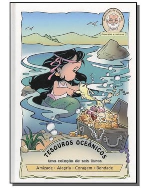 TESOUROS OCEANICOS - UMA COLECAO DE SEIS LIVROS AMIZADE ALEGRIA CORAGEM BON - 1