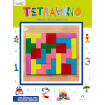 TETRAMINÓ - COM 20 PEÇAS PARA BRINCAR E APRENDER