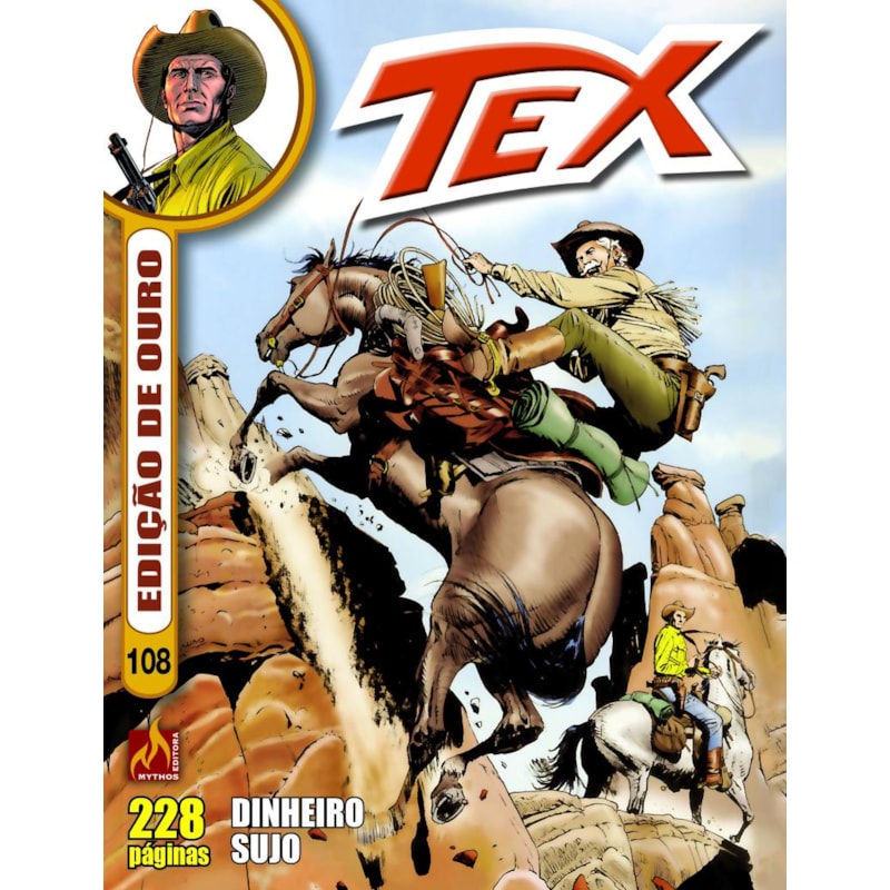 TEX EDIÇÃO DE OURO Nº 108 - DINHEIRO SUJO / SALVAMENTO HERÓICO - VOL. 108