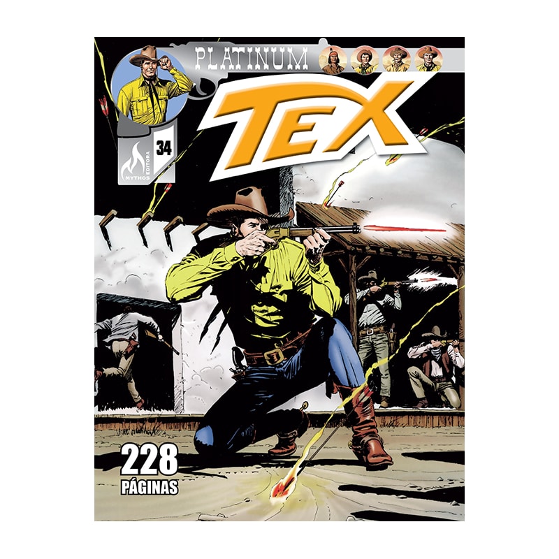TEX PLATINUM Nº 34 - BANDIDOS E HERÓIS / O SEQUESTRO - VOL. 34