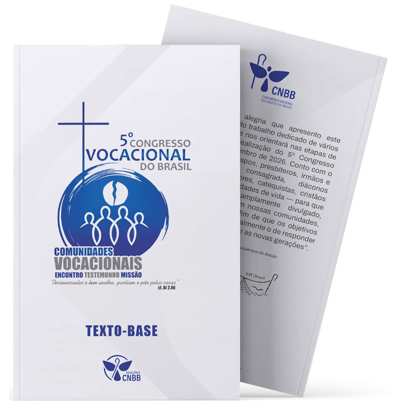 Texto base do v congresso vocacional do Brasil: comunid. vocac.: encontro, test. e miss