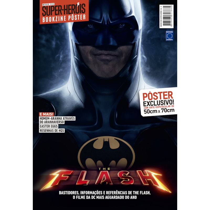 THE FLASH - ARTE B - SUPERPÔSTER MUNDO DOS SUPER-HERÓIS