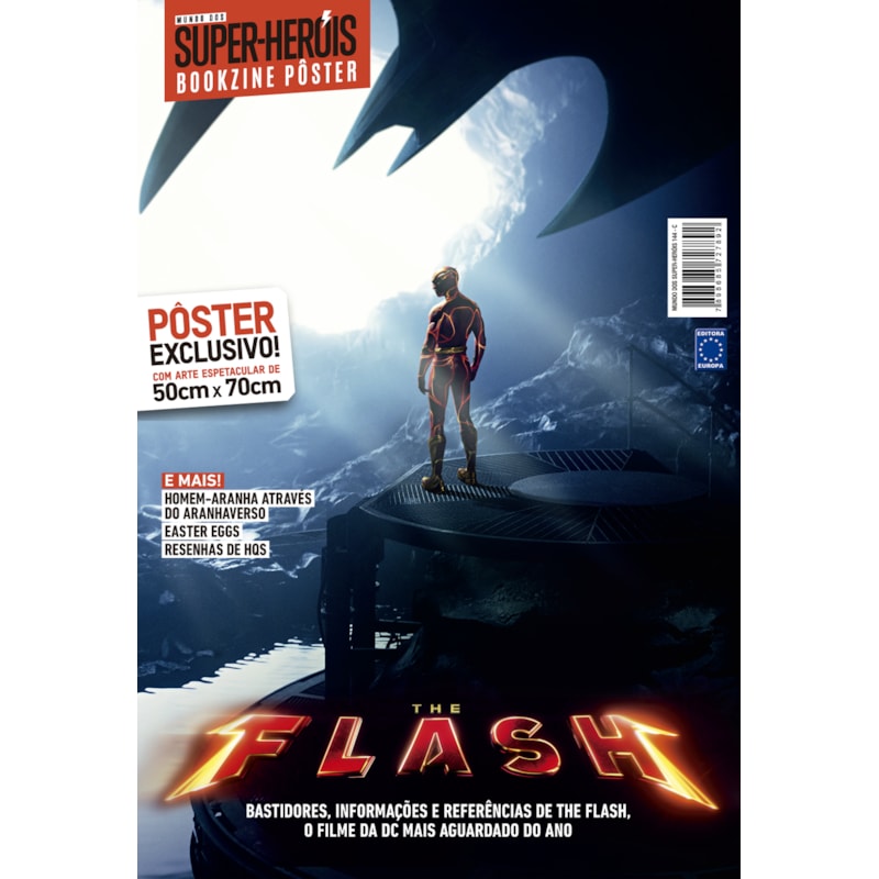 THE FLASH - ARTE C - SUPERPÔSTER MUNDO DOS SUPER-HERÓIS