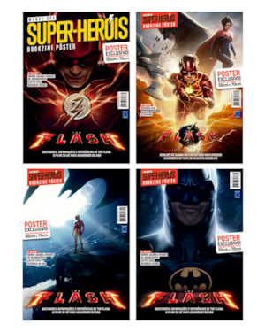 THE FLASH - KIT COM 4 PÔSTERES
