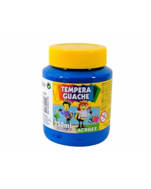 TINTA GUACHE ACRILEX 250 ML AZUL TURQUESA