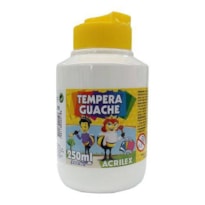 TINTA GUACHE ACRILEX  250 ML BRANCO 519