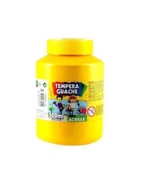 TINTA GUACHE ACRILEX AMARELO OURO 500ML