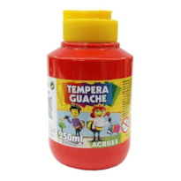 TINTA GUACHE ACRILEX VERMELHO FOGO 250ML