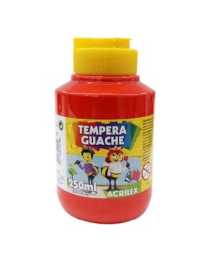 TINTA GUACHE ACRILEX VERMELHO FOGO 250ML