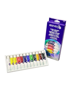 TINTA OLEO A BASE DE ÁGUA C/12 CORES