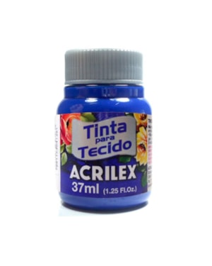 TINTA PARA TECIDO ACRILEX AZUL COBALTO 37ML