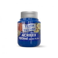 TINTA PARA TECIDO ACRILEX AZUL TURQUESA 120ML