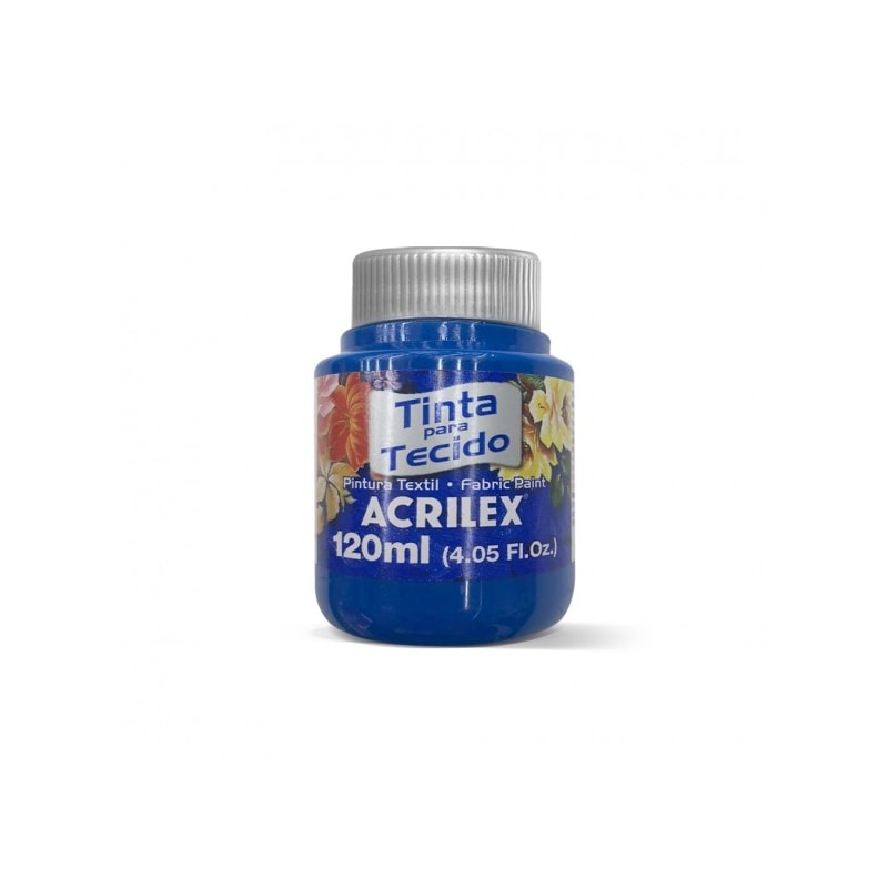TINTA PARA TECIDO ACRILEX AZUL TURQUESA 120ML
