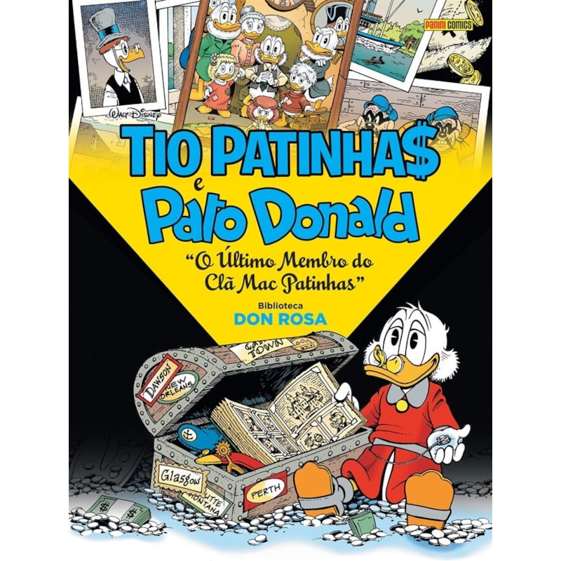 Tio patinhas e pato donald: o último membro do clã mac patinhas: biblioteca don rosa vol.4