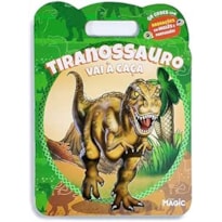 TIRANOSSAURO VAI À CAÇA - TEXTO E NARRAÇÃO EM PORTUGUÊS E INGLÊS