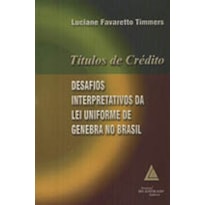 TÍTULOS DE CRÉDITO