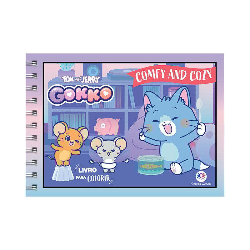 TOM E JERRY - COMFY AND COZY - CAPA DURA