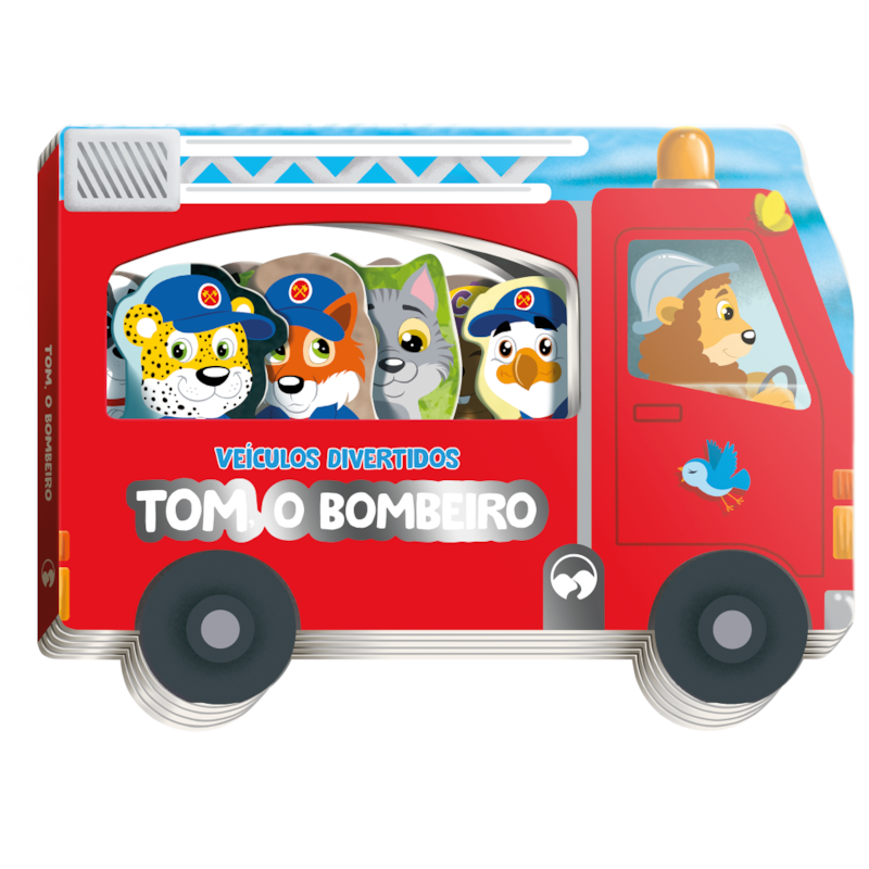 TOM, O BOMBEIRO - VEÍCULOS DIVERTIDOS: LIVRO INFANTIL VEÍCULOS EM CAPA DURA