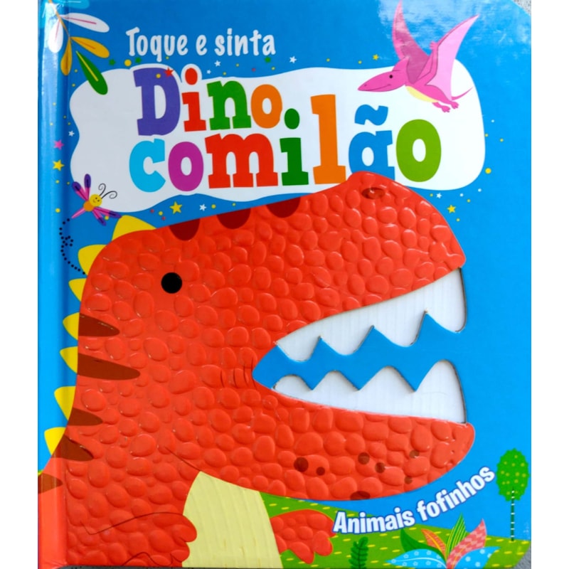 Toque e sinta - Dino comilão animais fofinhos