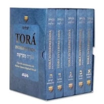 TORÁ INTERPRETADA - 5 VOLUMES TORÁ INTERPRETADA - 5 VOLUMES