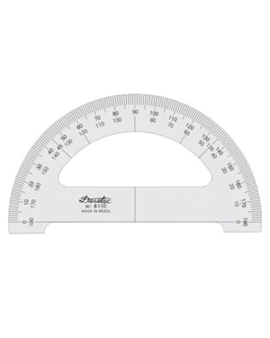 TRANSFERIDOR ACRILICO 180º TRIDENT 15CM REF 8115