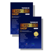 TRATADO DE ANESTESIOLOGIA SAESP 2 VOLUMES 10 EDIÇÃO: COMEMORATIVA