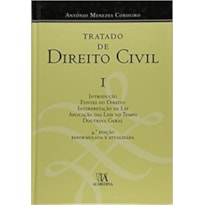 Tratado de direito civil: introdução, fontes do direito, interpretação da lei, aplicação das leis no tempo, doutrina geral