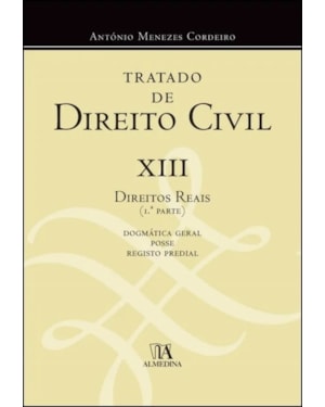 Tratado de direito civil: XIII - Direitos reais 1ª parte - Dogmática geral, posse e registo predial