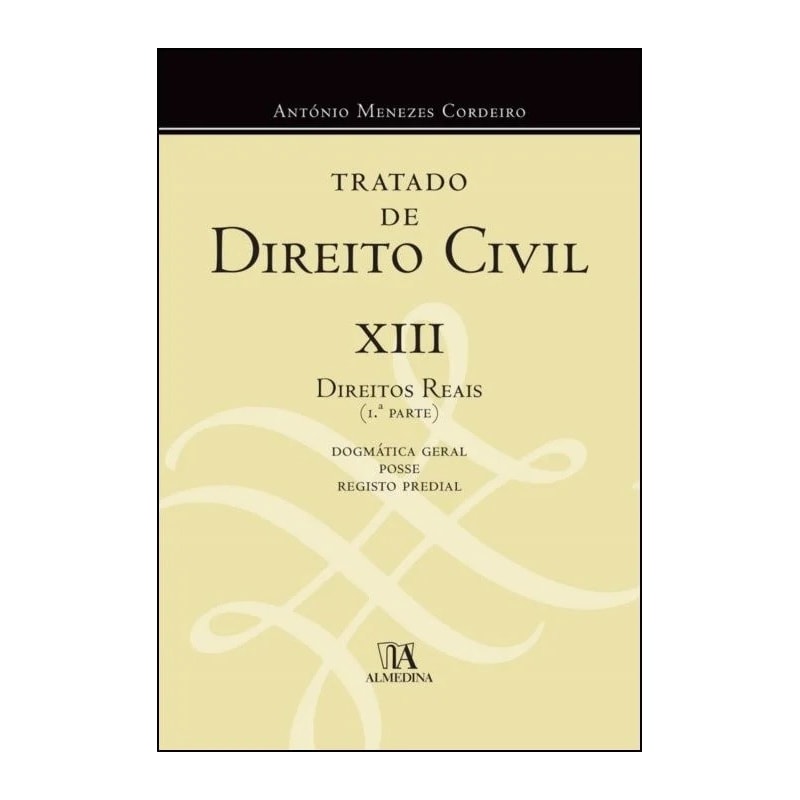 Tratado de direito civil: XIII - Direitos reais 1ª parte - Dogmática geral, posse e registo predial