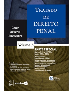 TRATADO DE DIREITO PENAL - PARTE ESPECIAL - VOL. 5 - 20ª EDIÇÃO 2026