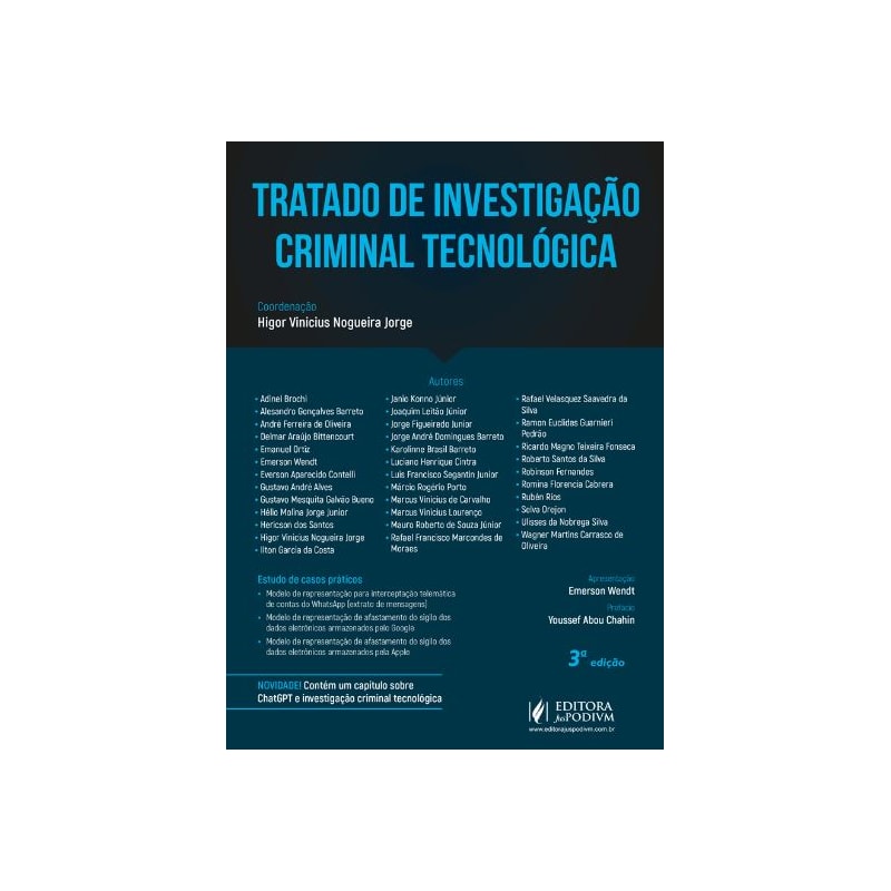 TRATADO DE INVESTIGAÇÃO CRIMINAL TECNOLÓGICA