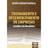 TREINAMENTO E DESENVOLVIMENTO DE EMPRESAS - ANÁLISE DE MODELOS