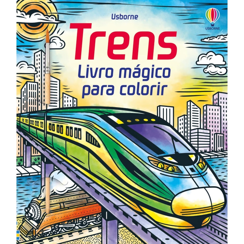 TRENS: LIVRO MÁGICO DE COLORIR
