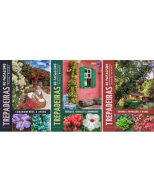 TREPADEIRAS NO PAISAGISMO (COLEÇÃO - 3 VOLUMES)