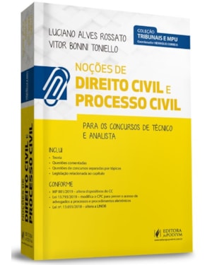TRIBUNAIS E MPU - NOÇÕES DE DIREITO CIVIL E PROCESSO CIVIL