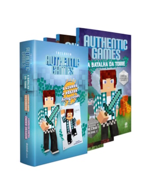 TRILOGIA AUTHENTICGAMES COM PÔSTER AUTOGRAFADO