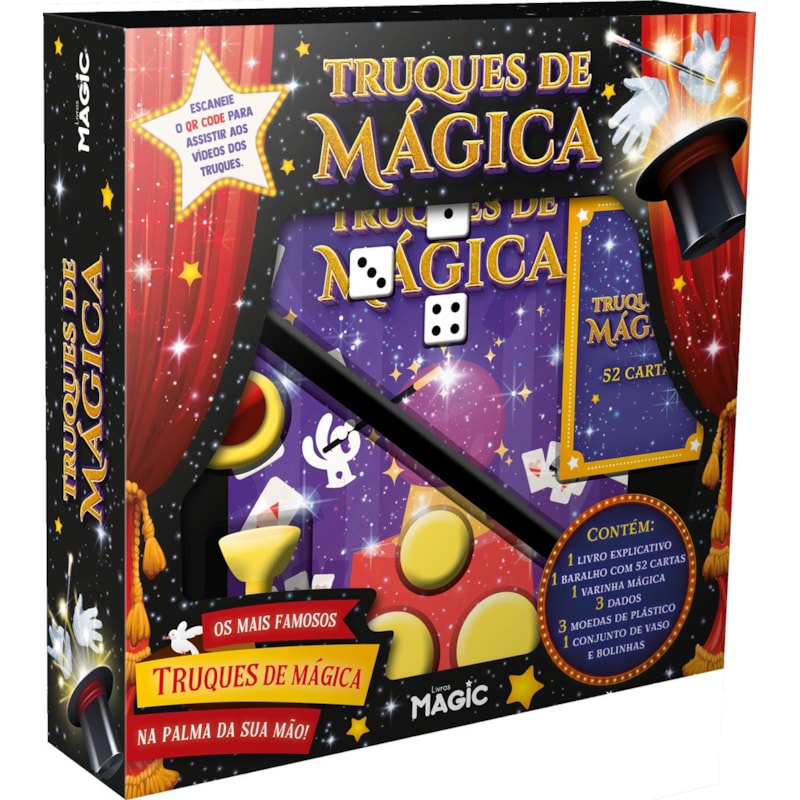 TRUQUES DE MÁGICA - KIT COMPLETO