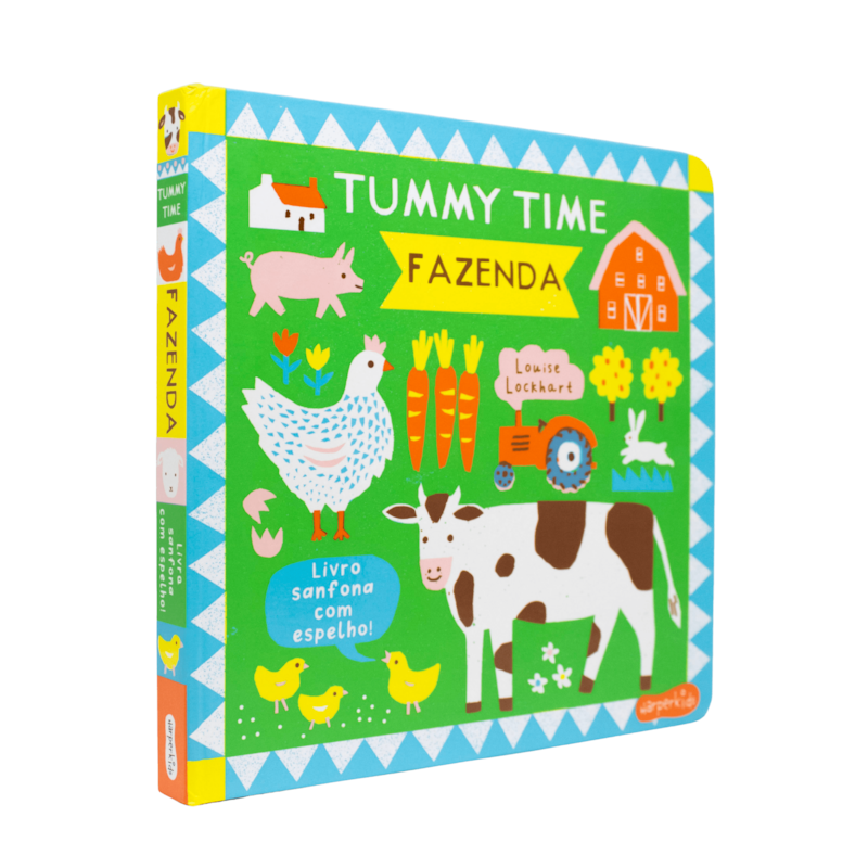 TUMMY TIME: FAZENDA - UM LIVRO ILUSTRADO, SANFONADO E COM ESPELHO PARA BEBÊS