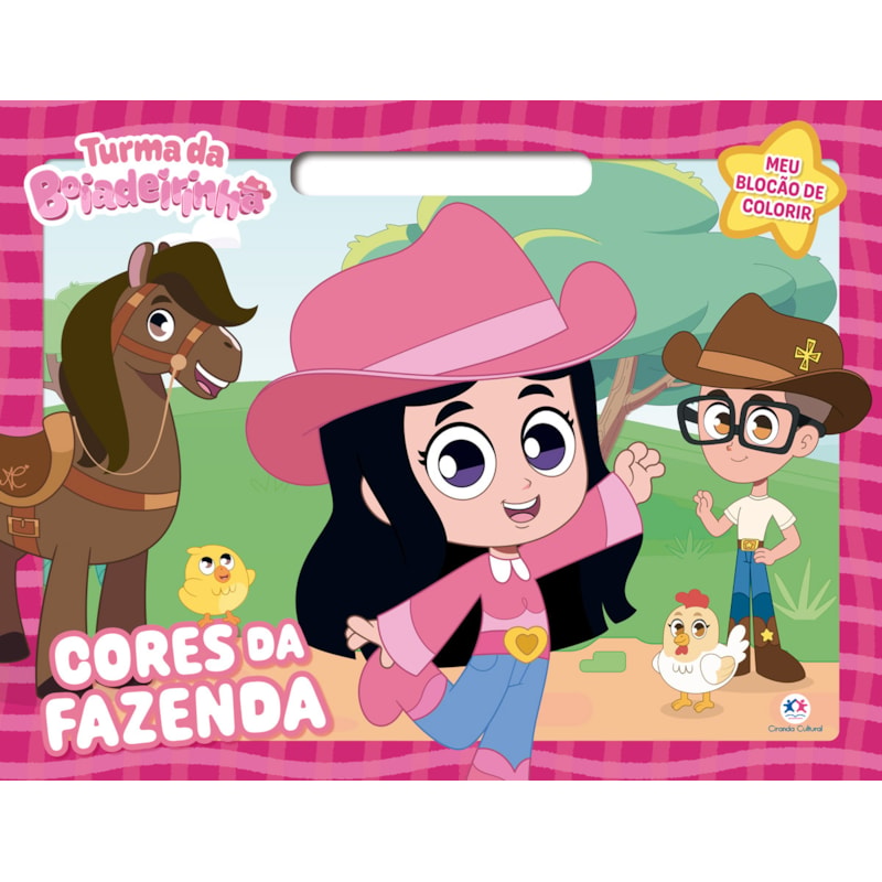 TURMA DA BOIADEIRINHA - CORES DA FAZENDA - MEU BLOCÃO DE COLORIR
