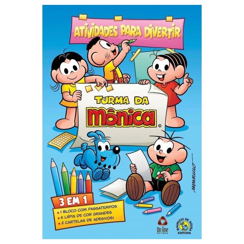 TURMA DA MÔNICA ATIVIDADES PARA DIVERTIR